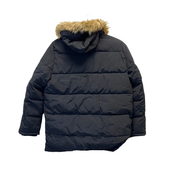 Tommy Hilfiger Long Snorkel Coat in Black - Picture 6 of 8